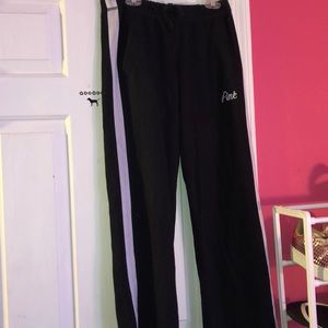 Pink boyfriend sweat pants